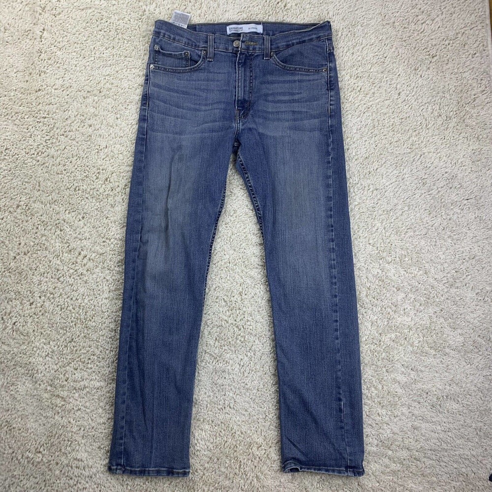 Levi's Signature jeans S51 straight mens 32 X 32 blue Flex denim pants